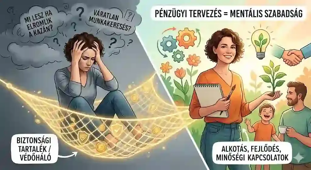 Pénzügyi tervezés és biztonságérzet – mentális nyugalom a tudatos tervezéssel