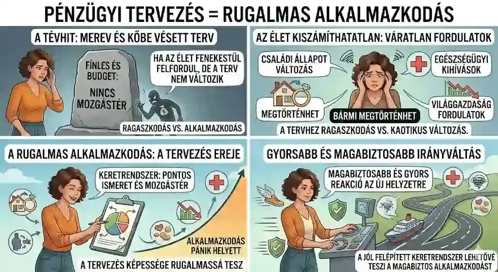 Rugalmas pénzügyi terv – alkalmazkodás a változó élethelyzetekhez