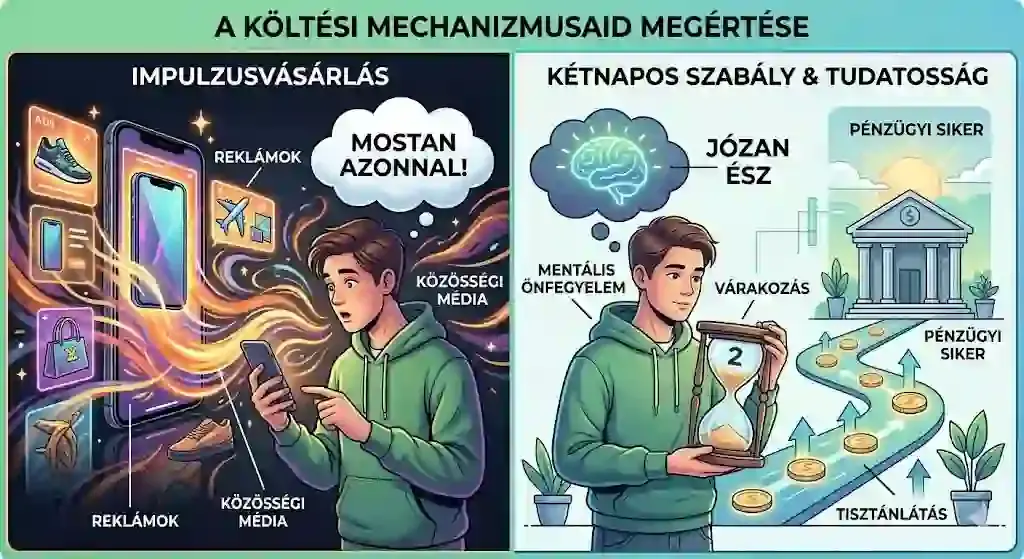 Impulzusvásárlás elleni 48 órás szabály – tudatos vásárlási döntés