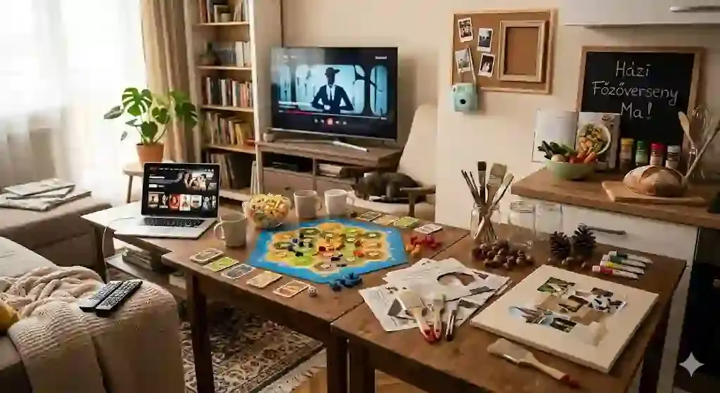 Kreatív otthoni programok – társasjáték-est és DIY projektek olcsón