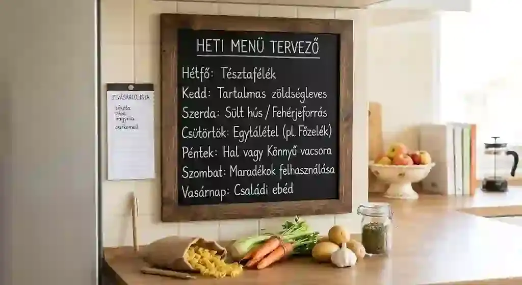 Heti menütervezés – bevásárlólista az impulzusvásárlás ellen