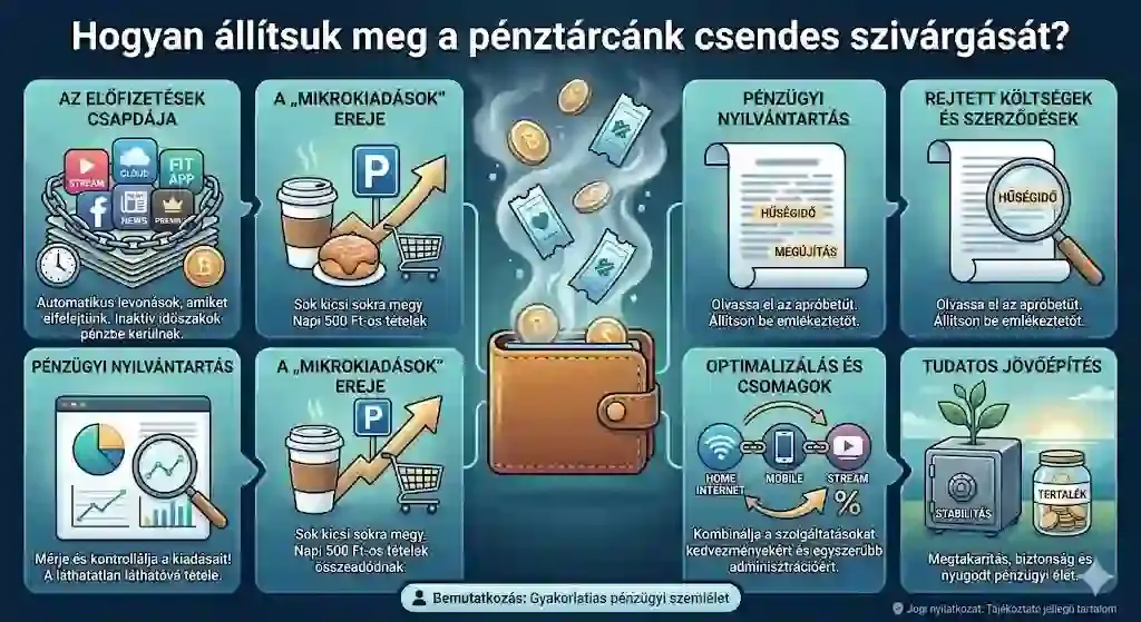 Elfelejtett előfizetések csapdája – automatikus levonások ellenőrzése