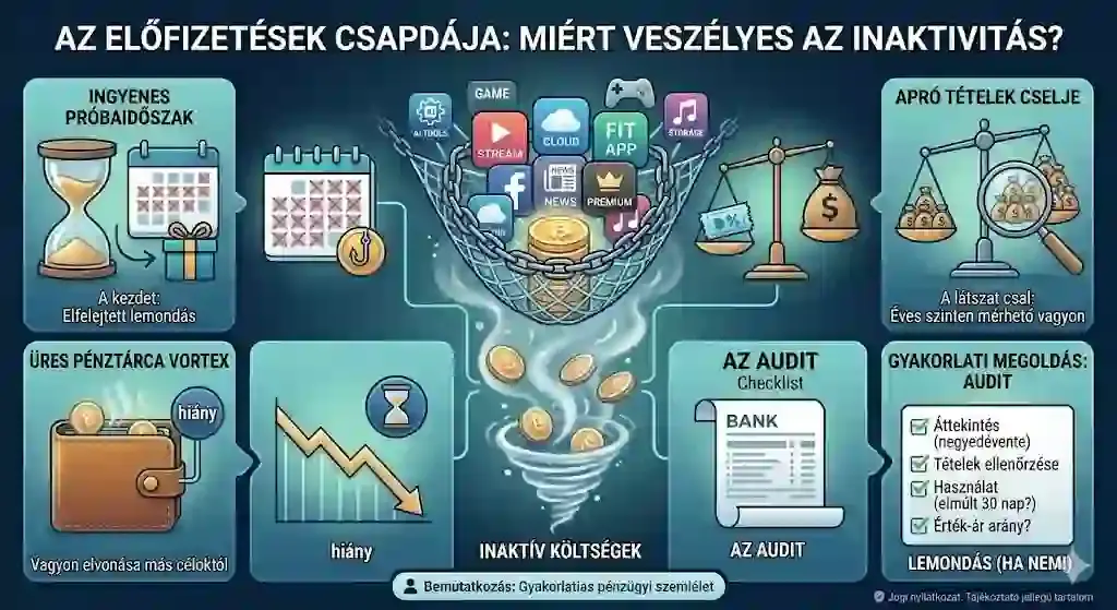 Előfizetési audit – negyedéves felülvizsgálat a rejtett költségek ellen
