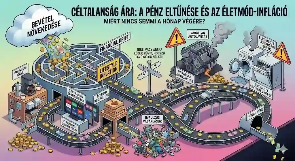 Céltalanság ára – életmód-infláció és eltűnő fizetés