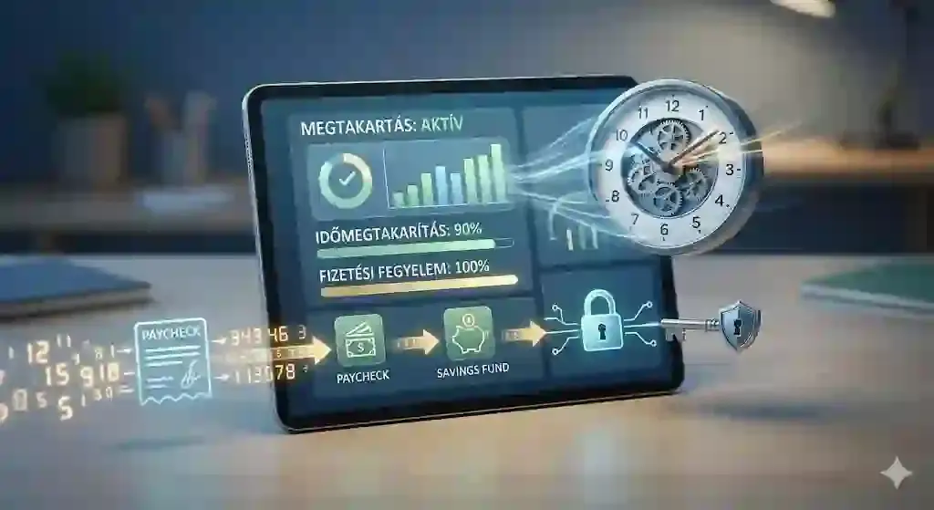 Pénzügyi automatizálás előnyei – idő, fegyelem, biztonság