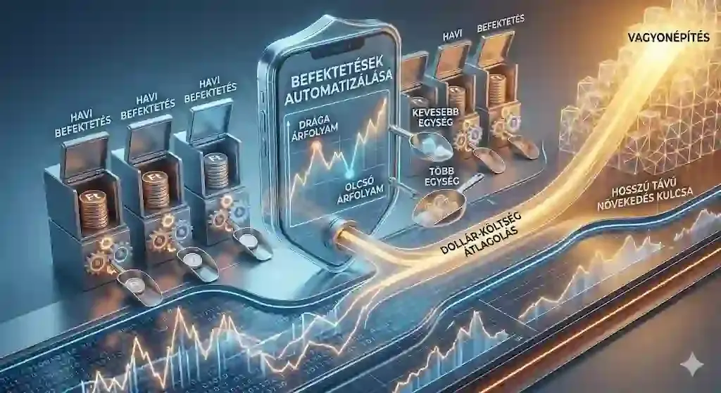 Dollárköltség-átlagolás – rendszeres automatikus befektetés
