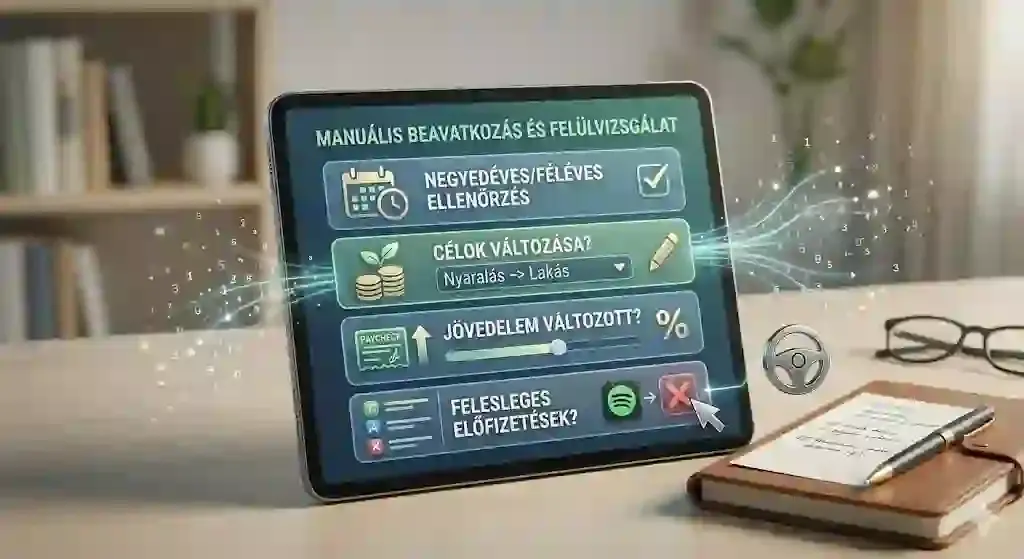 Negyedéves pénzügyi felülvizsgálat – az automatizált rendszer karbantartása