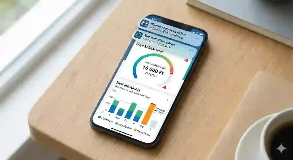 Digitális kontrollmechanizmusok – push értesítés és napi limit
