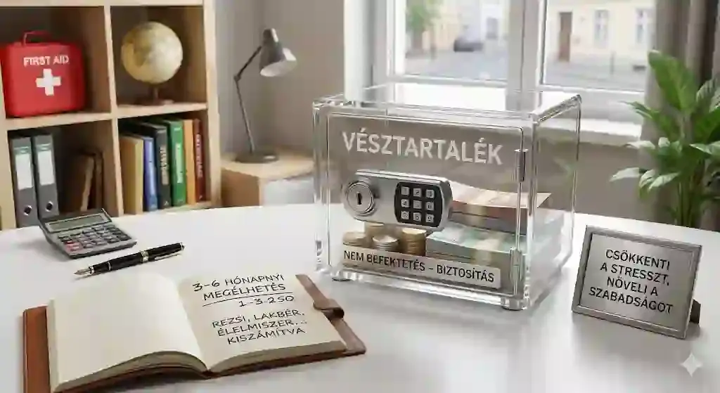Vésztartalék képzése – 3-6 havi megélhetési költség elkülönítése