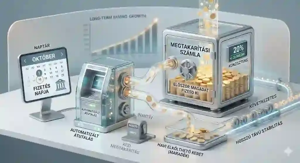 Automatizált megtakarítás – először magadat fizesd ki