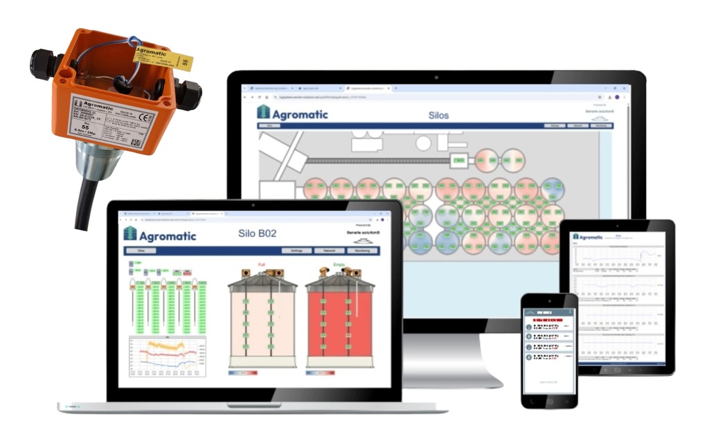 Web-based silo temperature monitoring system