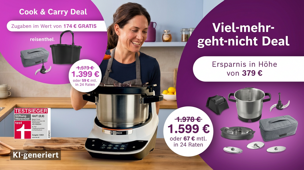 Portrait Jeannine Zuck neben Cookit Maschine