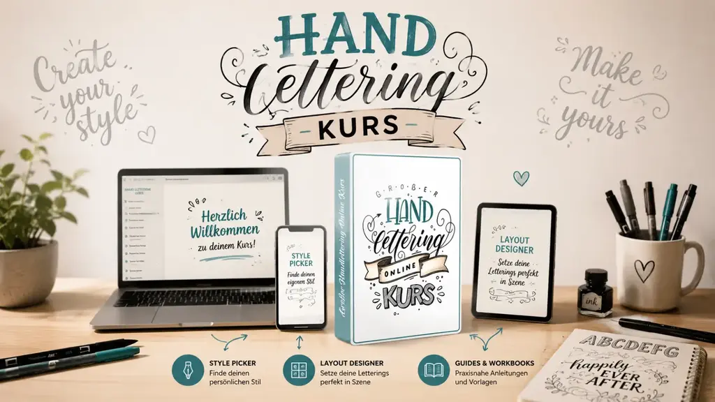 Handlettering Online Kurs