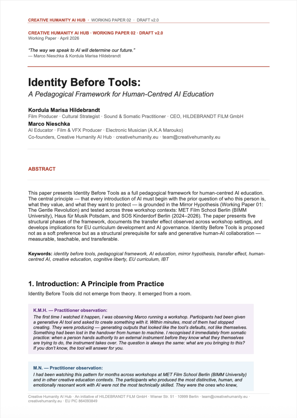 Kellmeyer, P. (2024). Chapter Fourteen - Beyond participation: Towards a community-led approach to value alignment of AI in medicine. In: Marcello Ienca, Georg Starke (eds.), Developments in Neuroethics and Bioethics, Academic Press, Volume 7