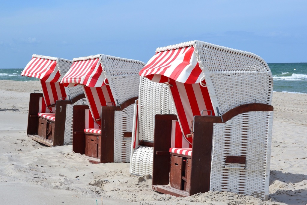 Badehaus beach chairs