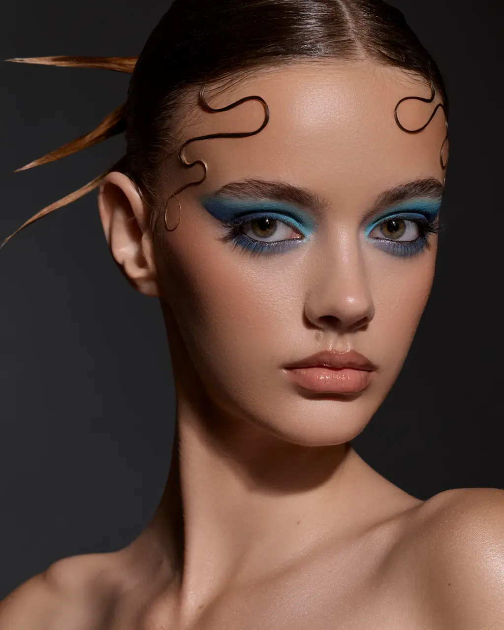 schönes Model mit besonderem Make up von Chiara Chiaverini