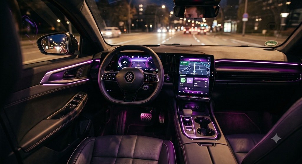 Ambientebeleuchtung eines Renault