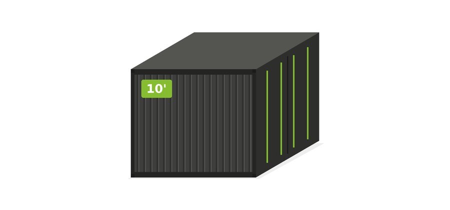 10-Fuß-Container (Illustration)