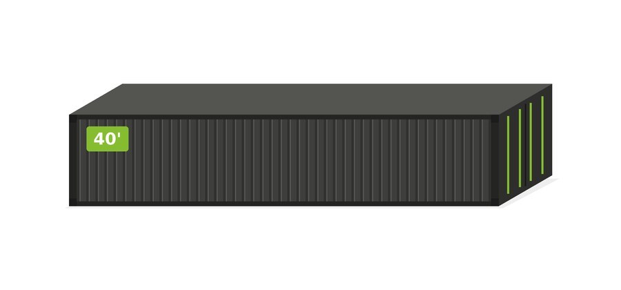 40-Fuß-Container (Illustration)