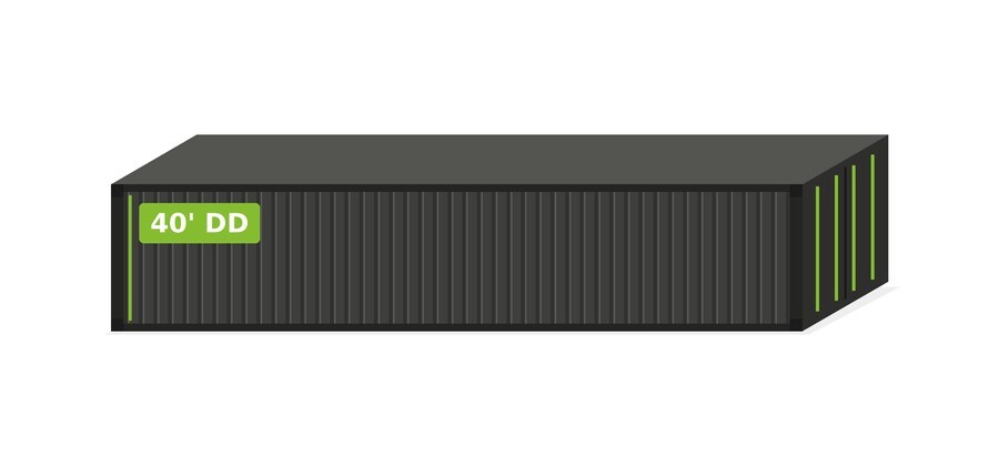 40-Fuß-Double-Door (Illustration)