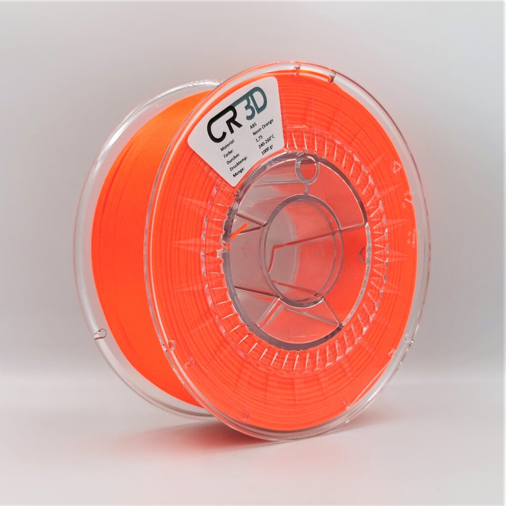 ABS Filament Neon Orange - Selfmade 3D