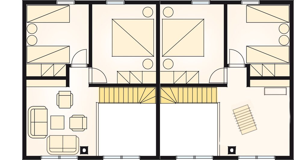 Floor plan of the holiday home Falster xxl