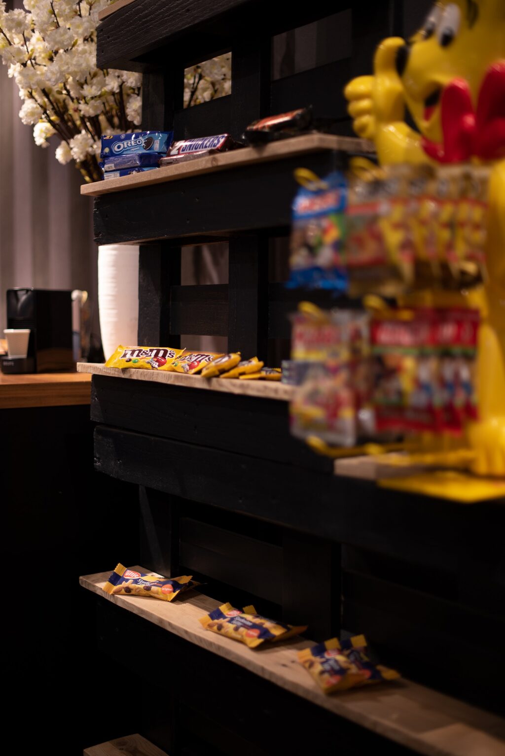 Photo of the kiosk in the lobby