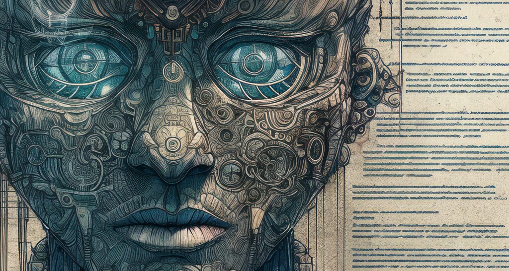 An extract from the artwork The Mind's Eye