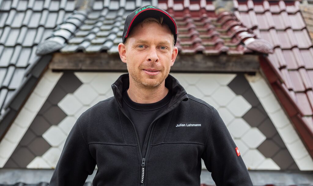 Dachdeckermeister Julian Lahmann
