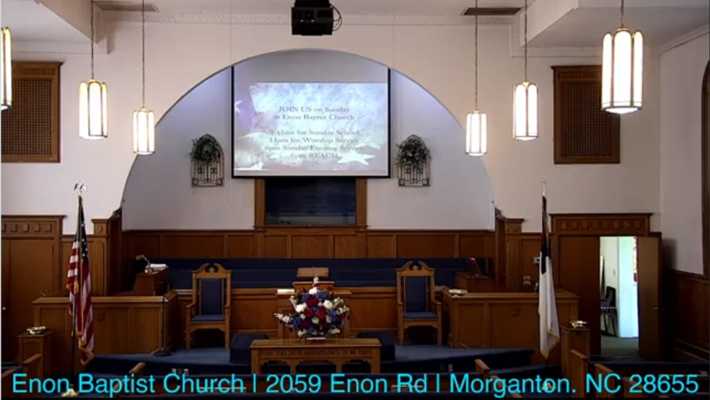 Sermons Enon Baptist Church NC 28655