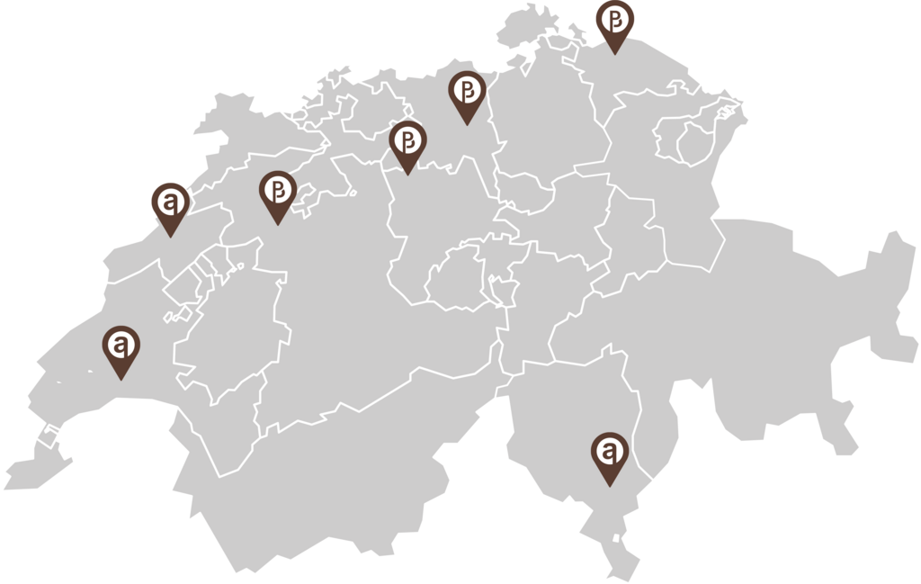 Lokale Ansprechparter der Bodenproben.ch AG in der ganzen Schweiz