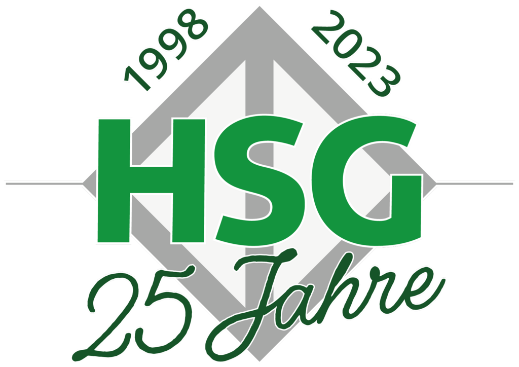 Logodesign für Harburger Sanierungs-Gesellschaft 25 Jahre Jubiläum