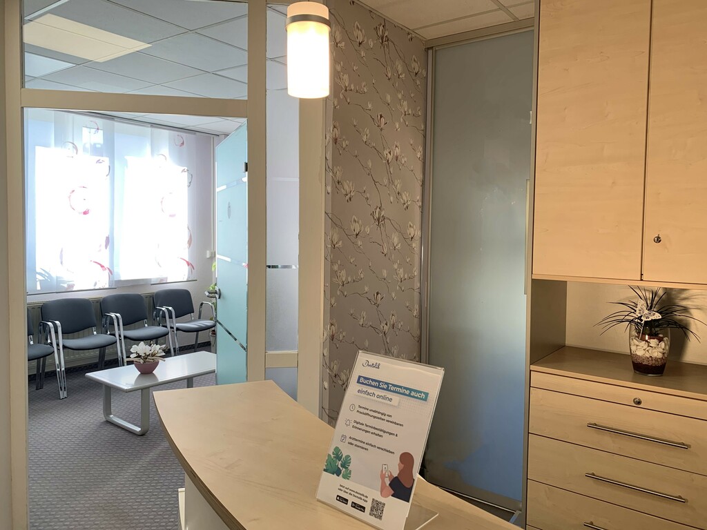 Empfang der Praxis Roma Jagielski & Kamila Gulewicz