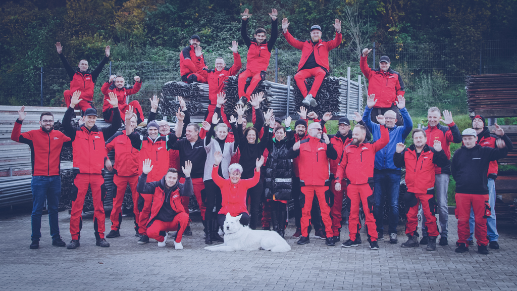 Das Team von System Gerüstbau in Lüdenscheid