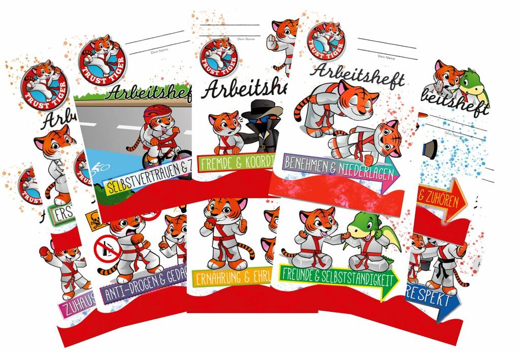 Taekwando Arbeitshefte für Kinder