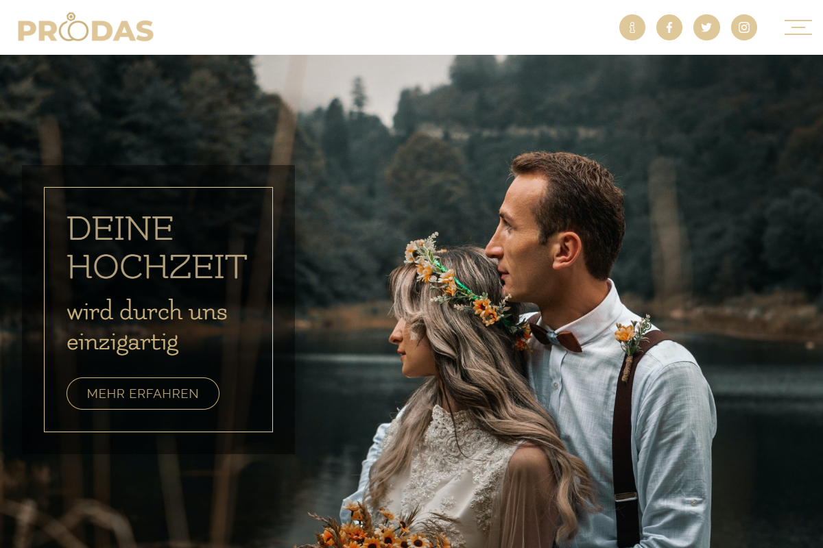 Hochzeit Website Referenz