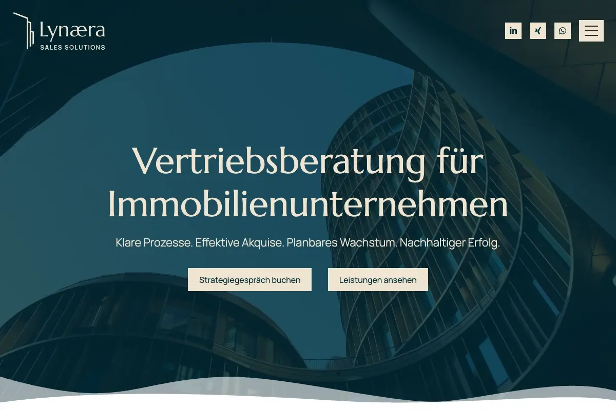 Beratungs Website Referenz
