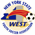 New York state west, youth soccer association logo