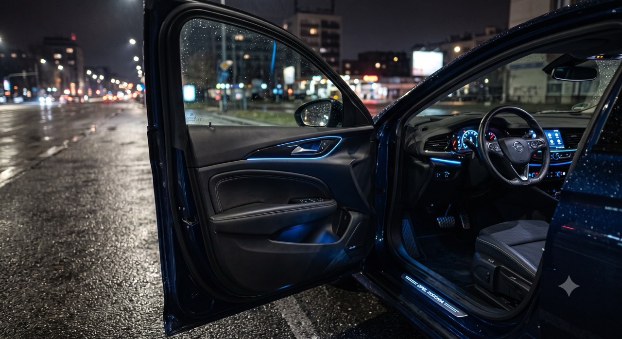 Opel Insignia mit Ambientebeleuchtung an der Tür