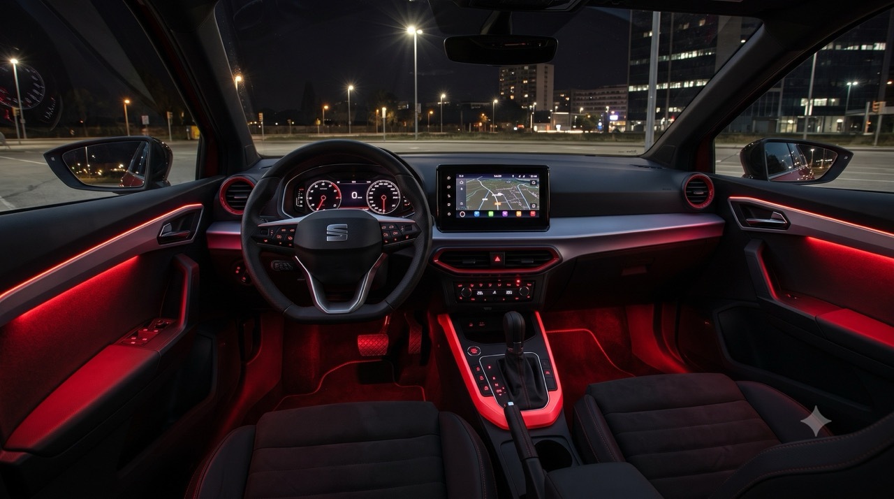 Seat Tarraco mit Ambientebeleuchtung