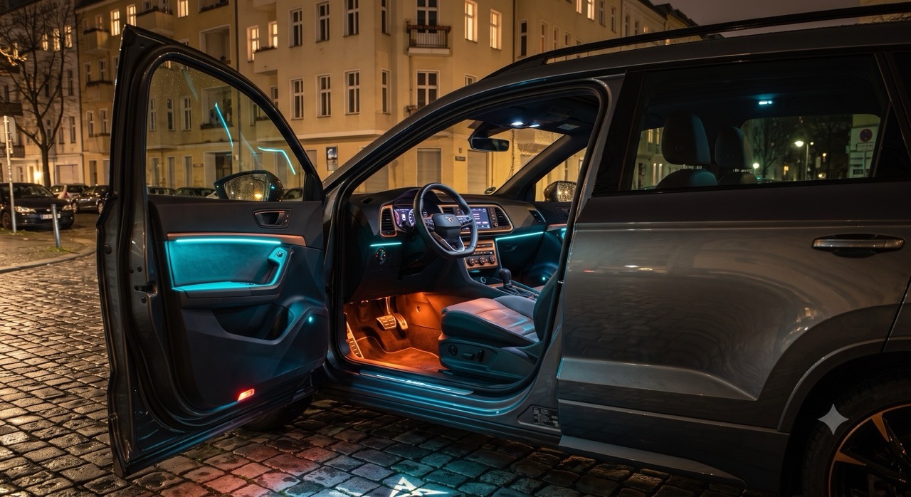 Cupra Ateca mit Ambientebeleuchtung