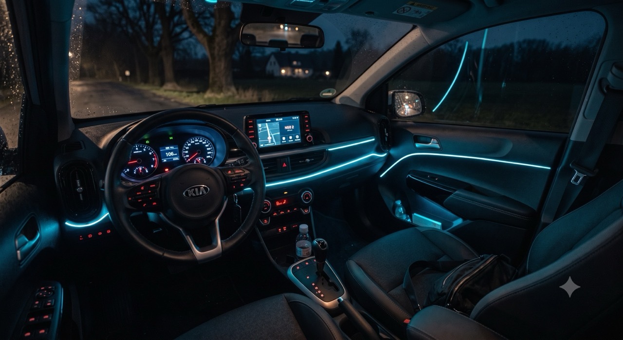 KIA Picanto mit Ambientebeleuchtung