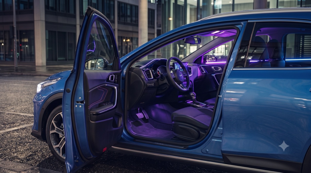 KIA Xceed mit Ambientebeleuchtung