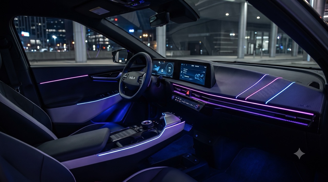 KIA EV6 mit Ambientebeleuchtung