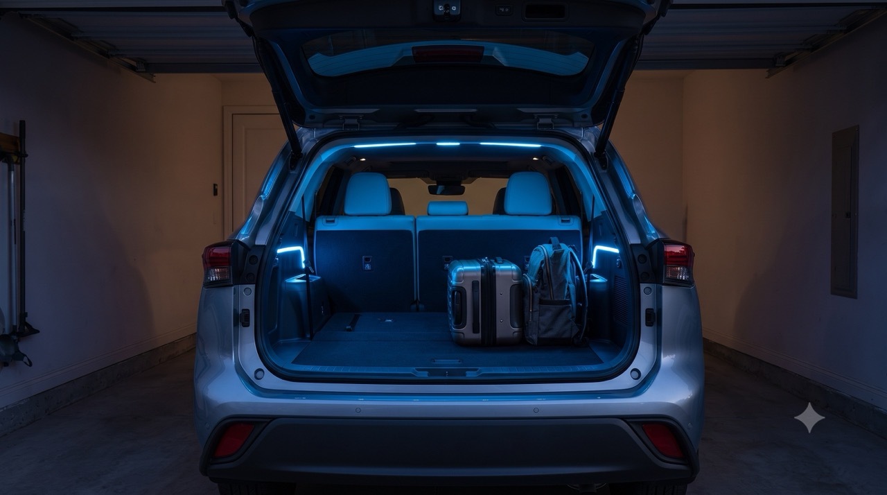 Toyota Highlander mit Ambientebeleuchtung