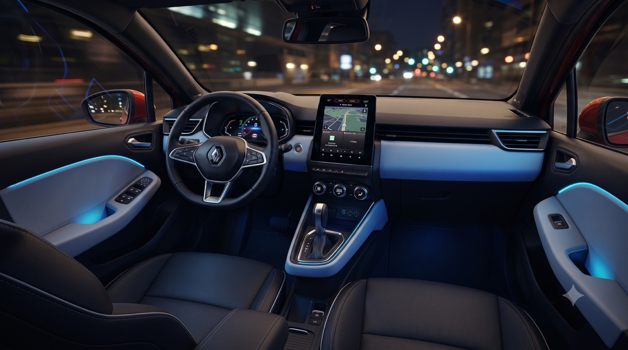 Renault Clio mit Ambientebeleuchtung