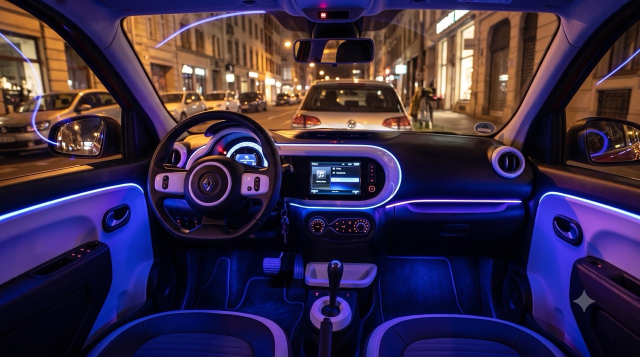 Renault Twingo mit Ambientebeleuchtung