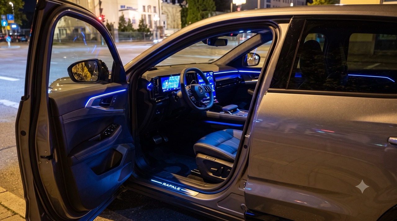 Renault Rafale mit Ambientebeleuchtung