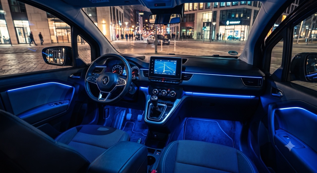 Renault Kangoo mit Ambientebeleuchtung