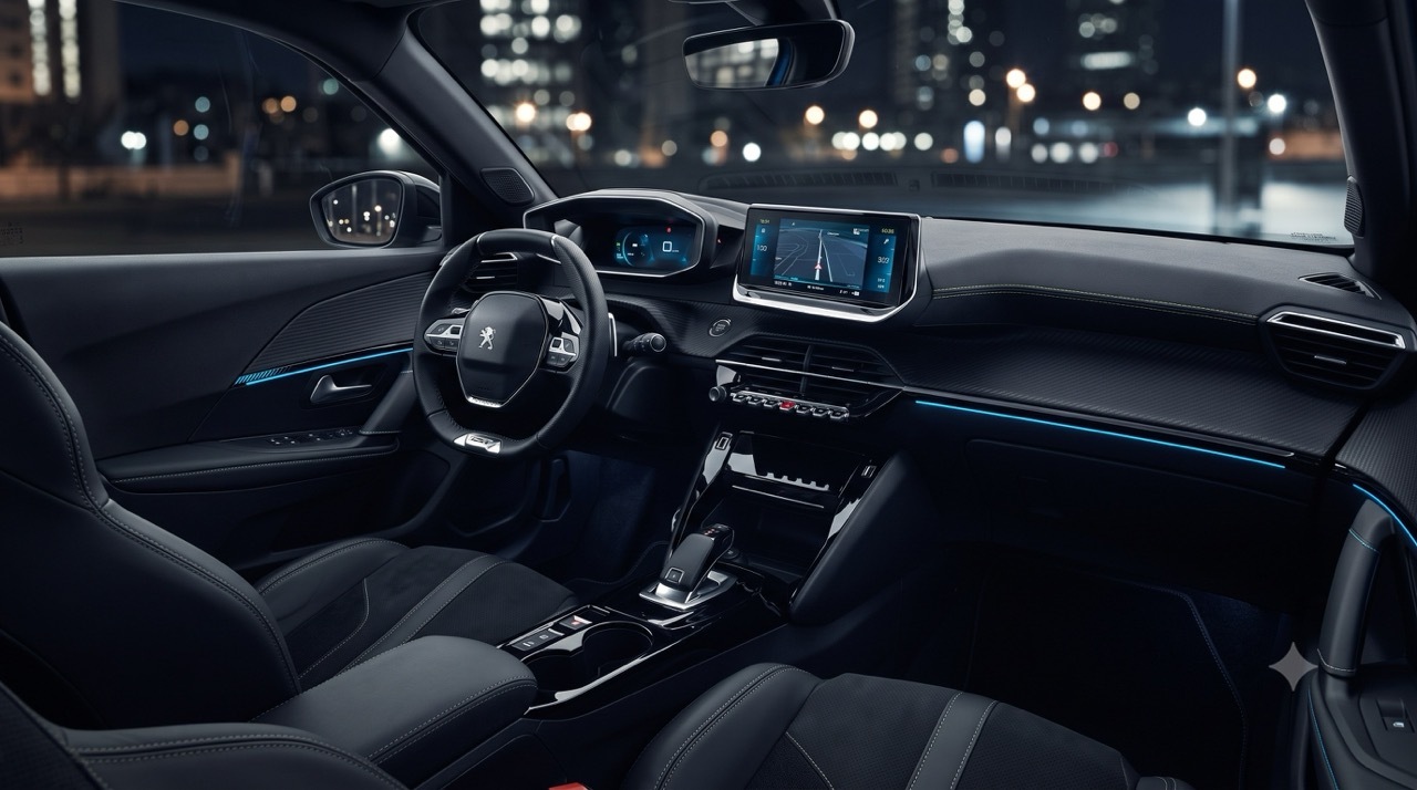 Peugeot 2008 mit Ambientebeleuchtung